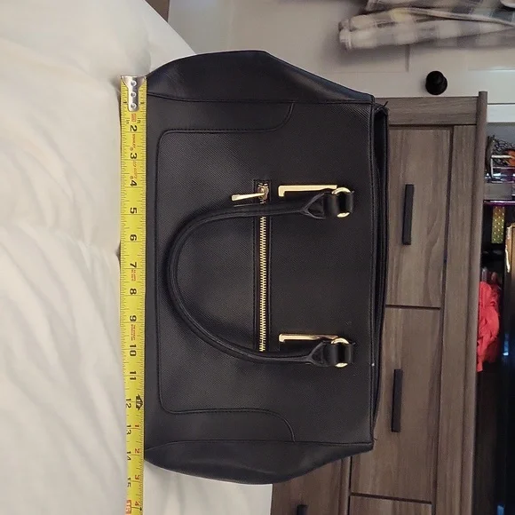 Merona black pocketbook - Picture 7 of 9